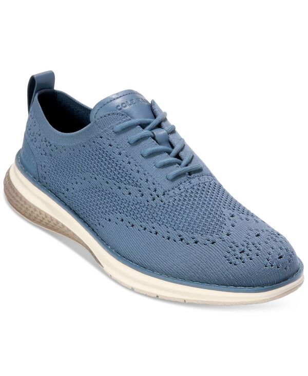 コールハーン メンズ シューズ オックスフォード Cole Haan Men's riginalGrand Energyweave Stitchlite Oxford Shoe Blue-Light Sesame-Ivory アイボリー