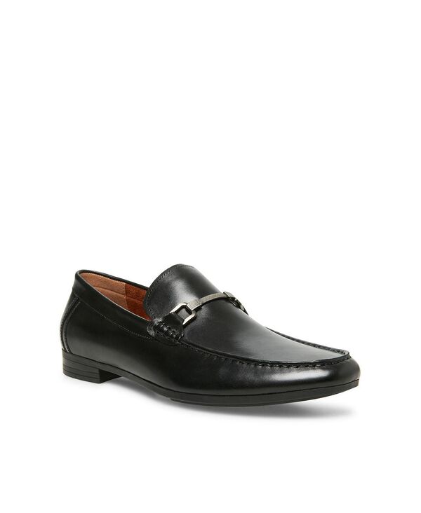 スティーブ マデン メンズ シューズ スリッポン・ローファー レザー Steve Madden Men's Privacy Leather Bit Loafers Black leather ブラック