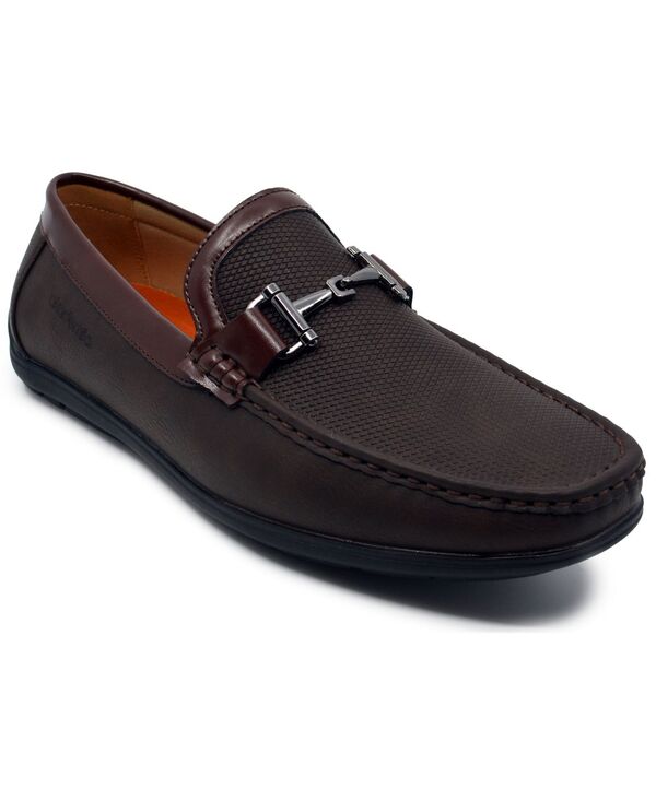 アカデミクス メンズ シューズ スリッポン・ローファー Akademiks Men's Ogden Comfort Loafers Brown ブラウン