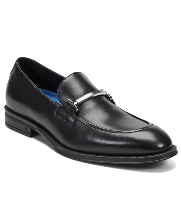 ケネスコール メンズ シューズ スリッポン・ローファー Kenneth Cole Reaction Men's Armand Apron Toe Bit Loafers Black ブラック