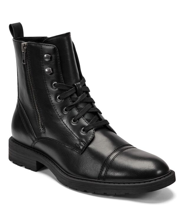 ケネスコール メンズ シューズ ブーツ・レインブーツ キャップ Kenneth Cole Reaction Men's Captain Combat Boots Black ブラック|ReVida 店