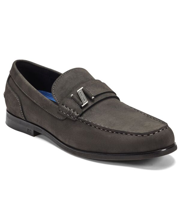 ケネスコール メンズ シューズ スリッポン・ローファー Kenneth Cole Reaction Men's Estate Belt Loafers Charcoal チャコール|ReVida 店