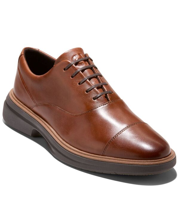 コールハーン メンズ シューズ オックスフォード キャップ Cole Haan Men Original Grand Cityspectre Cap Toe Oxfords British Tan-Java タン