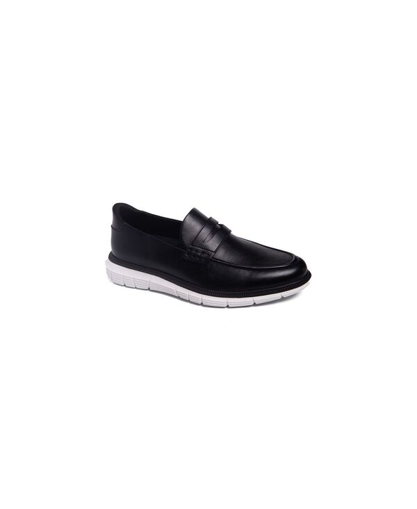 マークジョセフニューヨーク メンズ シューズ スリッポン・ローファー エンパイア Marc Joseph New York Men's Empire Street Hands-Free Slip On Technology Lightweight Penny Loafers Black faux leather ブラック 23,980円