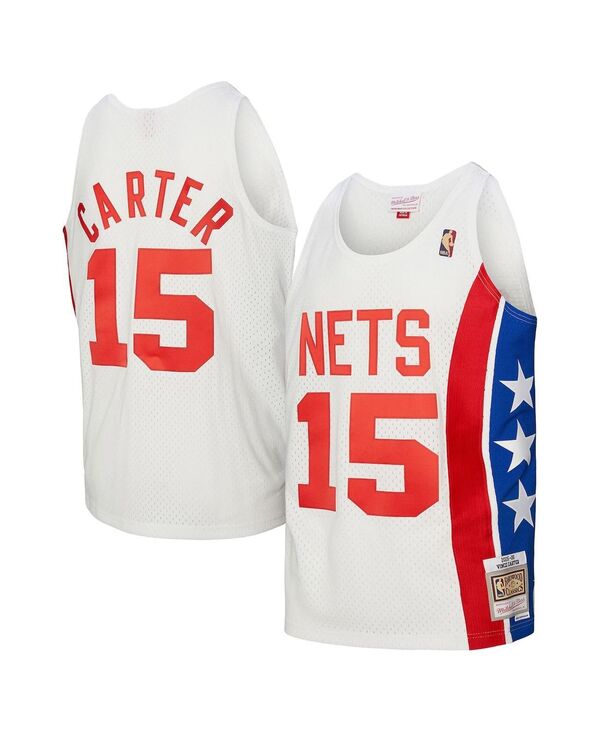 ミッチェル&ネス メンズ トップス シャツ ジャージー Mitchell & Ness Men's Vince Carter White New Jersey Nets 2005/06 Hardwood Classicswingman Jersey White ホワイト|ReVida 店