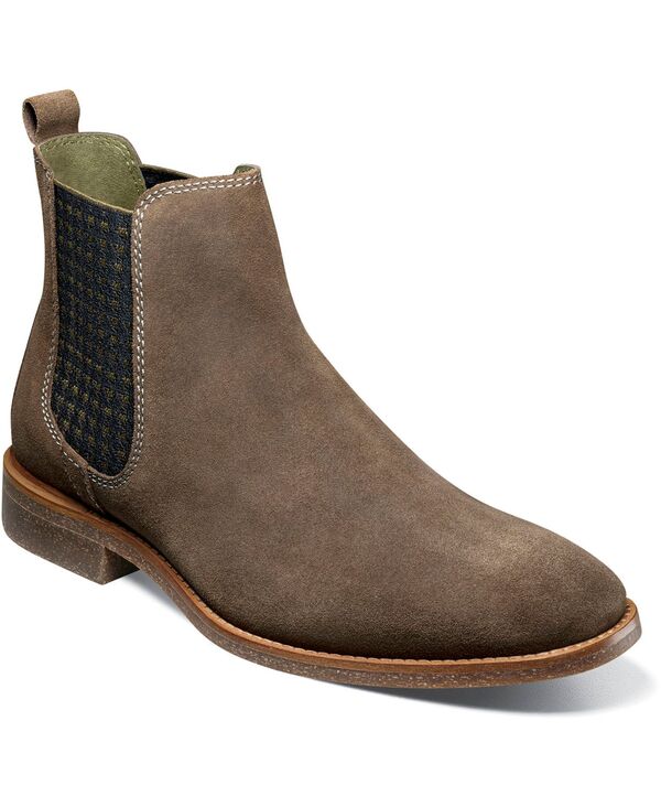 ステイシーアダムス メンズ シューズ ブーツ・レインブーツ チェルシーブーツ チェルシー Stacy Adams Men Gabriel Plain Toe Chelsea Boots Mushroom