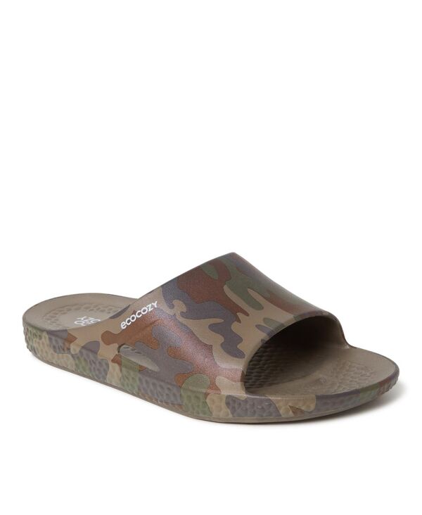 ディアフォームズ メンズ シューズ サンダル Dearfoams Men's EcoCozy Sustainable Comfort Slide Sandal Camouflage｜ReVida 店
