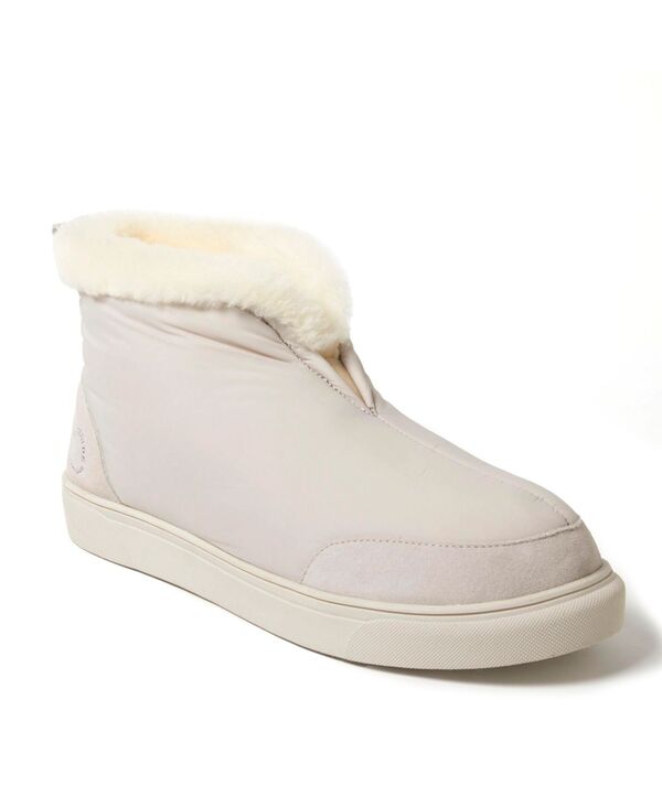 ディアフォームズ メンズ シューズ ブーツ・レインブーツ Dearfoams Men's Fireside by Shearling Warm Up Bootie Linen｜ReVida 店 17,235円