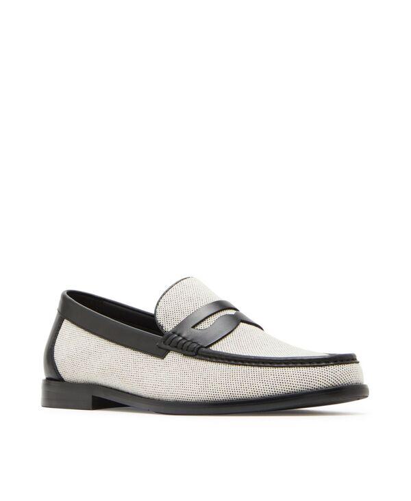スティーブ マデン メンズ シューズ スリッポン・ローファー Steve Madden Men's Cornelius Penny Loafer Black Beige ブラック