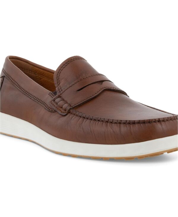 エコー メンズ シューズ スリッポン・ローファー Ecco Men's Lite Moc Penny Loafers Cognac