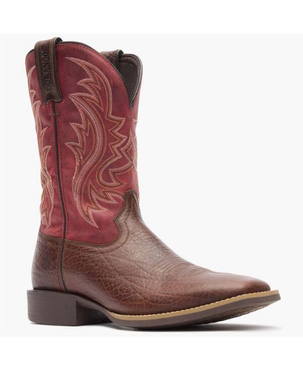 ドゥランゴ メンズ シューズ ブーツ・レインブーツ Durango Men'shyloh Western Boot Mahogany andynamite red レッド