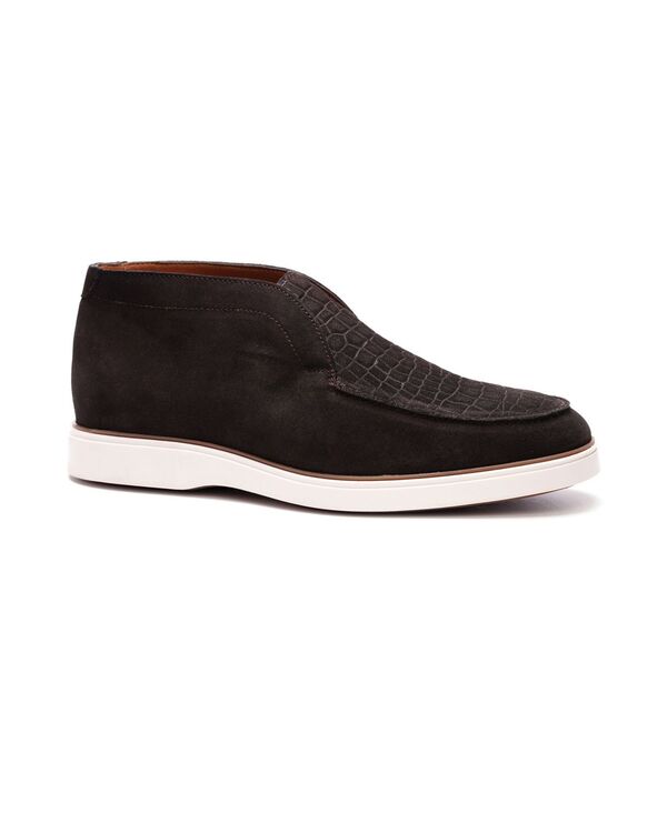 カルロスサンタナ メンズ シューズ ブーツ・レインブーツ Carlos by Carlosantana Men's Joplin Chukka Boots Dark brown suede ブラウン｜ReVida 店