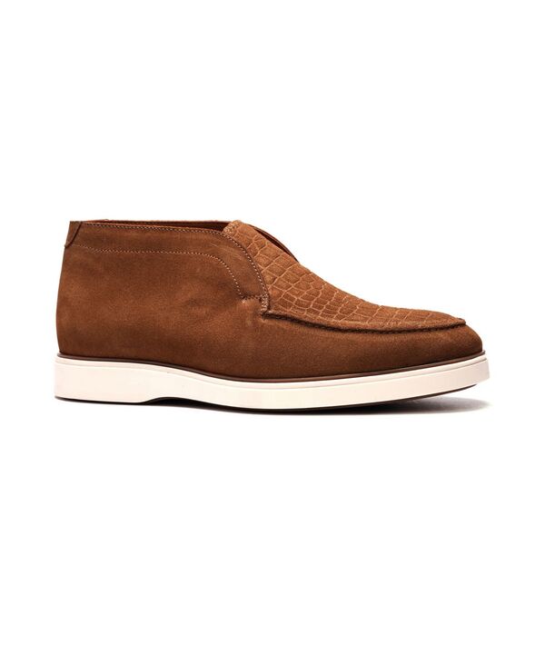 カルロスサンタナ メンズ シューズ ブーツ・レインブーツ Carlos by Carlosantana Men's Joplin Chukka Boots Tobacco brown suede ブラウン