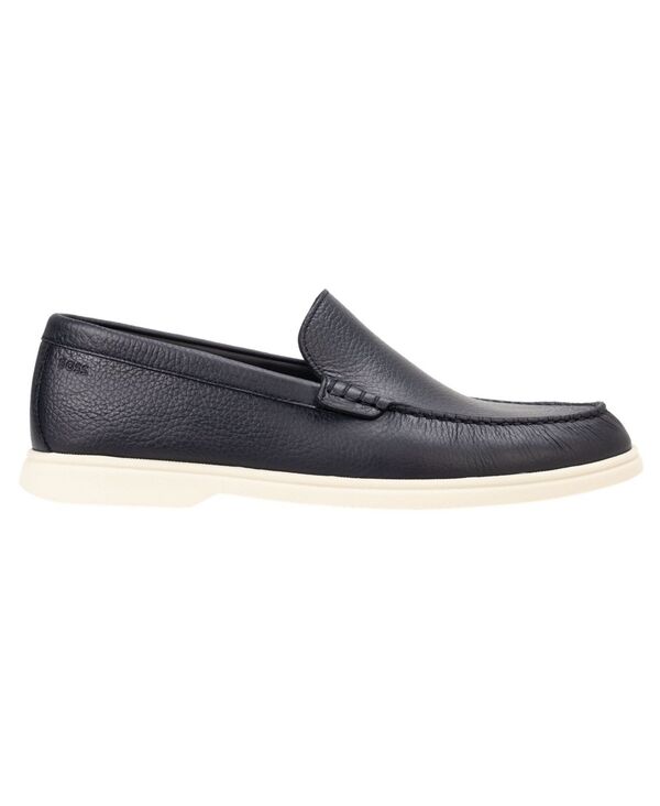 ヒューゴボス メンズ シューズ スリッポン・ローファー Hugo Boss Men'sienne Mocc Slip-On Loafers Dark Blue ブルー