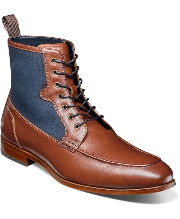 ステイシーアダムス メンズ シューズ ブーツ・レインブーツ レース Stacy Adams Men Brumley Round Toe Lace Boots Tan multi タン