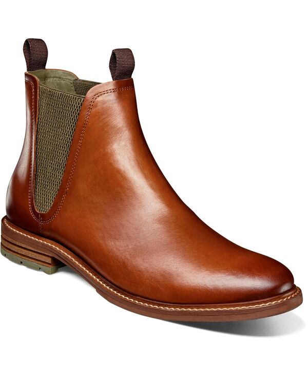 ステイシーアダムス メンズ シューズ スリッポン・ローファー チェルシー ブーツ Stacy Adams Men's Isaacson Chelsea Slip-On Boots Cognac