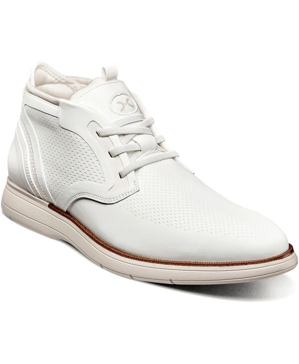 ステイシーアダムス メンズ シューズ ブーツ・レインブーツ Stacy Adams Men\u0027s Eastmont Almond Toe Chukka Boots White 白いこと