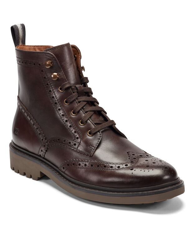 ケネスコール メンズ シューズ ブーツ・レインブーツ レザー Kenneth Cole New York Men's Todd Leather Boots Dark brown ブラウン