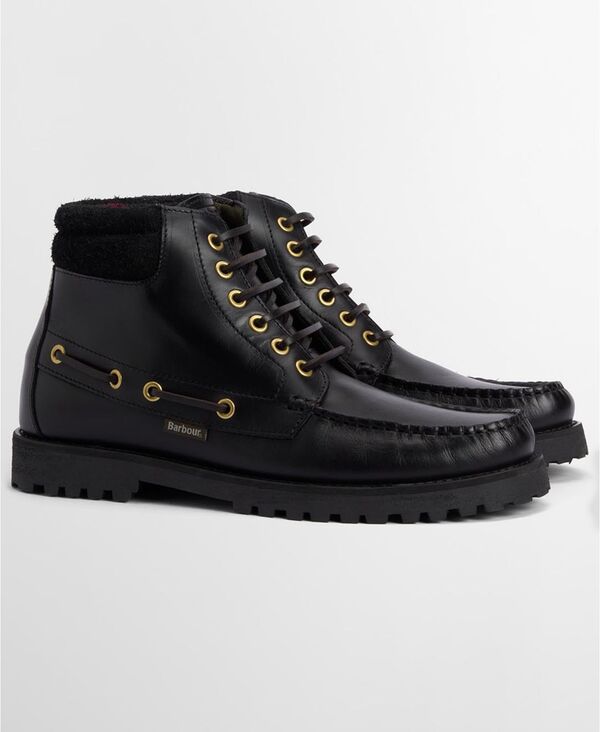 バブアー メンズ シューズ ブーツ・レインブーツ Barbour Men's Tiller Boots Black ブラック