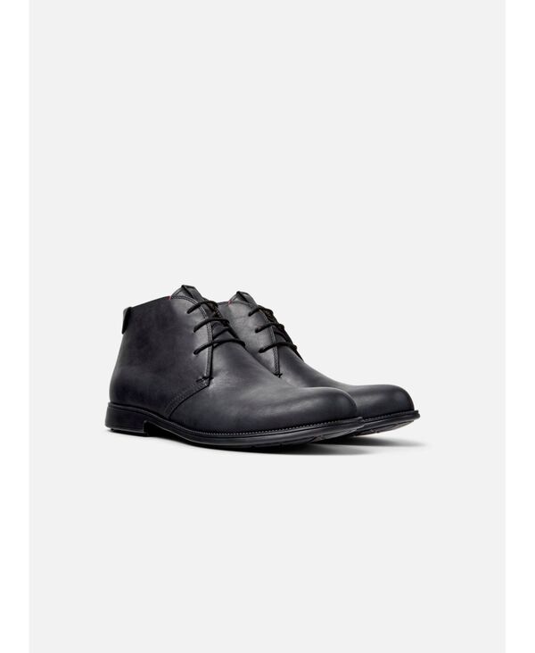 カンペール メンズ シューズ ブーツ・レインブーツ なめし革 Camper Men\u0027s 1913 Leather Boots Black 黒いこと