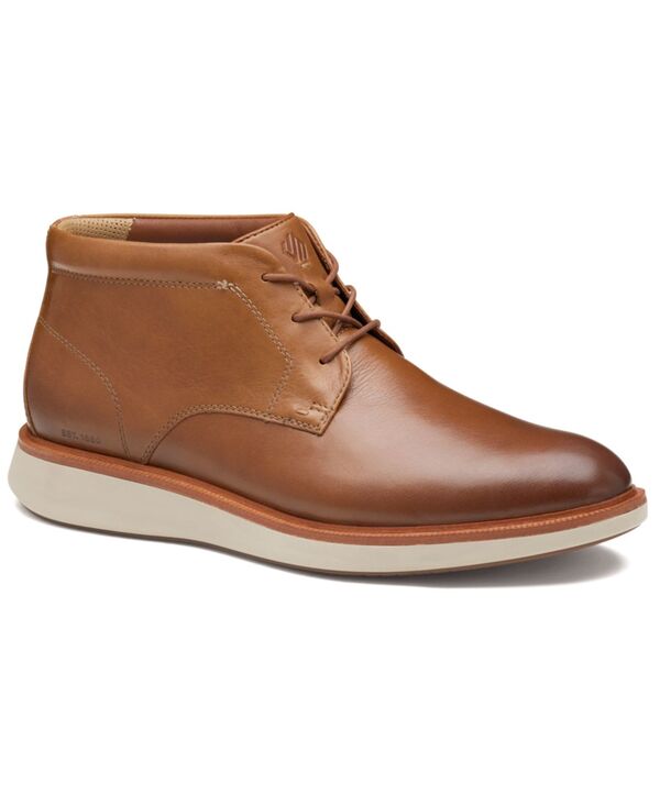 ジョンストンアンドマーフィー メンズ シューズ ブーツ・レインブーツ レース Johnston & Murphy Men's Parker Chukka Lace-Up Boots Brown Waterproofull Grain ブラウン|ReVida 店