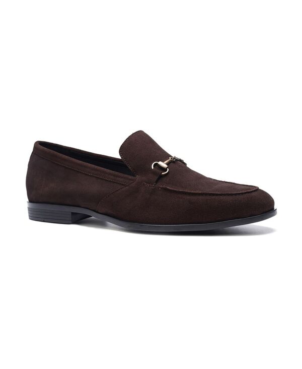 カルロスサンタナ メンズ シューズ スリッポン・ローファー Carlos by Carlosantana Men's Louis Bit Loafer Brown Suede ブラウン