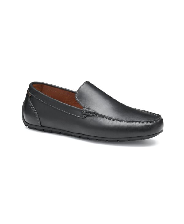 ジョンストンアンドマーフィー メンズ シューズ スリッポン・ローファー Johnston & Murphy Men's Beck Venetian Loafer Black full grain ブラック|ReVida 店