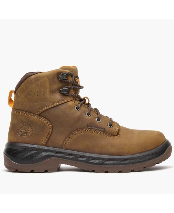 ジョージブーツ メンズ シューズ ブーツ・レインブーツ GEORGIA BOOT Men\u0027s OT Waterproof Work Boot Brown 赤銅色