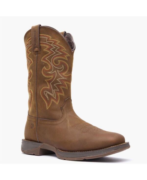 ドゥランゴ メンズ シューズ ブーツ・レインブーツ Durango Men's Rebel Waterproof Western Boot Russet
