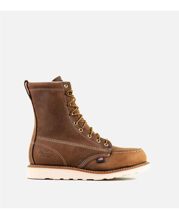 ソログッド メンズ シューズ ブーツ・レインブーツ Thorogood Men American Heritage 8\" Toe Safety Work Boots for Men Crazyhorse