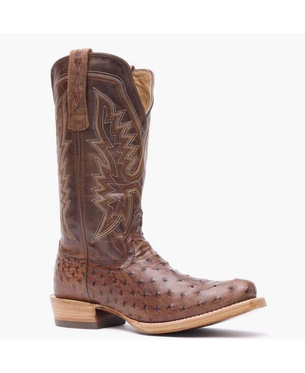 ドゥランゴ メンズ シューズ ブーツ・レインブーツ Durango Men's PRCA Collection Full-Quill Ostrich Western Boot Kango tobacco and rust ラスト