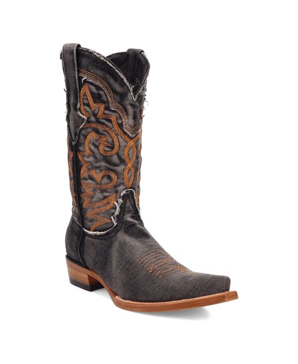 ディンゴ メンズ シューズ ブーツ・レインブーツ デニム Dingo Men's Big Easy Denim Boot Black ブラック