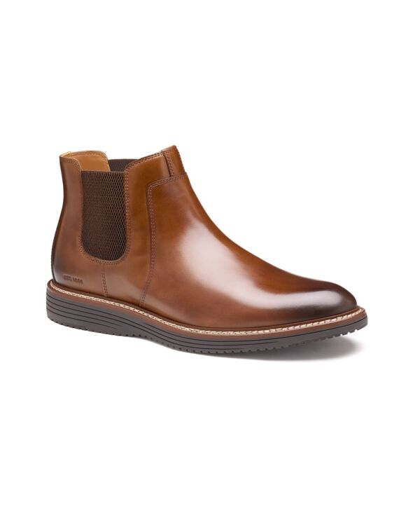 ジョンストンアンドマーフィー メンズ シューズ ブーツ・レインブーツ チェルシーブーツ チェルシー Johnston & Murphy Men's Upton Chelsea Boots Brown ブラウン