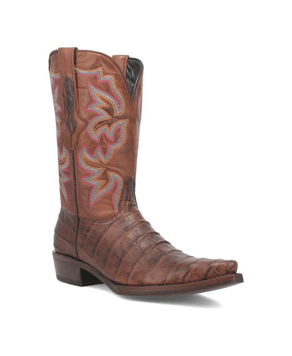 ディンゴ メンズ シューズ ブーツ・レインブーツ レザー Dingo Men's Gator Leather Boot Brown ブラウン