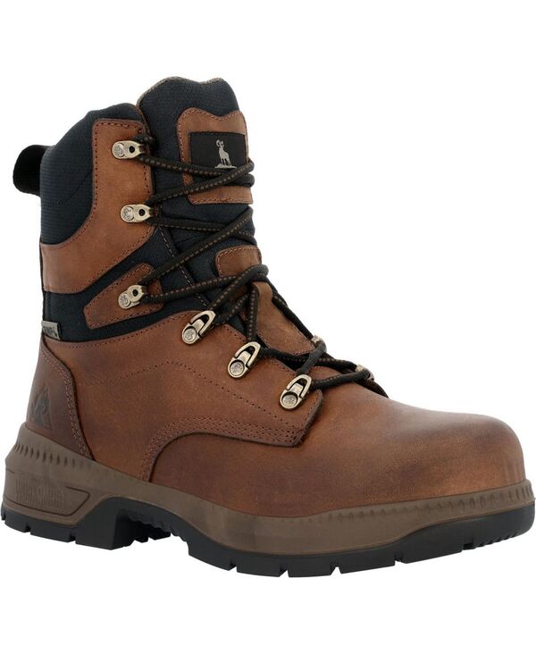 ロッキー メンズ シューズ ブーツ・レインブーツ ROCKY Men's Worksmart 8 ” Composite Toe Work Boot Crazy horse