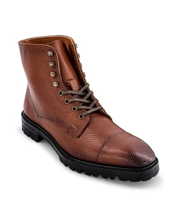 アンソニー ヴィア メンズ シューズ ブーツ・レインブーツ キャップ Anthony Veer Men's Pembroke Cap Toe Boots Tan タン｜ReVida 店