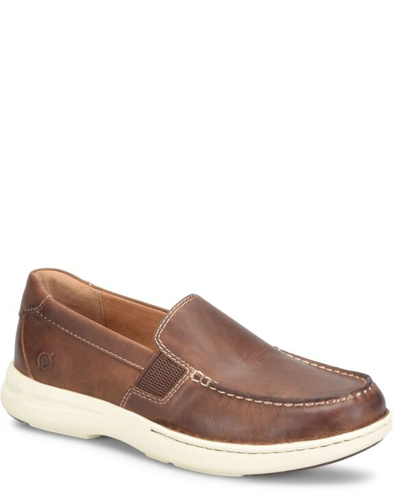 ボーン メンズ シューズ スリッポン・ローファー スニーカー Born Men's Mariner Dress Casual Slip-On Sneakers Tan タン