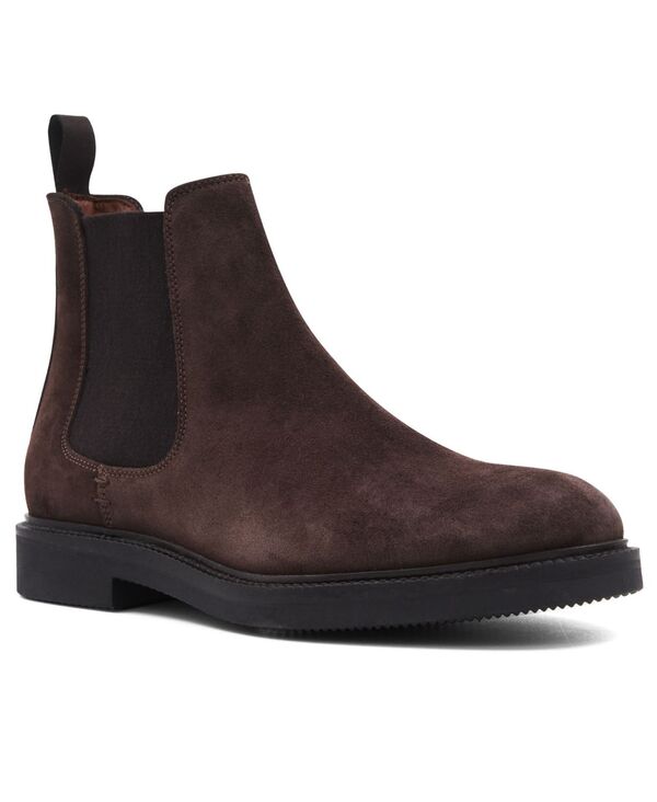 アクアタリア メンズ シューズ ブーツ・レインブーツ Aquatalia Men's Prospero Pull-On Boots Dark Brown ブラウン｜ReVida 店 74,690円