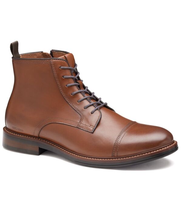 ジョンストンアンドマーフィー メンズ シューズ ブーツ・レインブーツ スピード競技 Johnston \u0026 Murphy Men\u0027s Durham Lace-Up Boots Cognac Waterproofull Grain