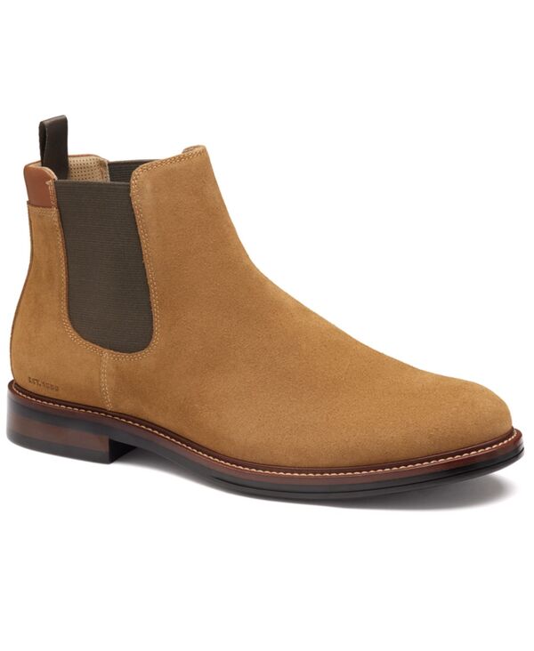 ジョンストンアンドマーフィー メンズ シューズ ブーツ・レインブーツ チェルシー Johnston \u0026 Murphy Men\u0027s Durham Chelsea Round Toe Bootsnuff Waterproof Waxed Suede