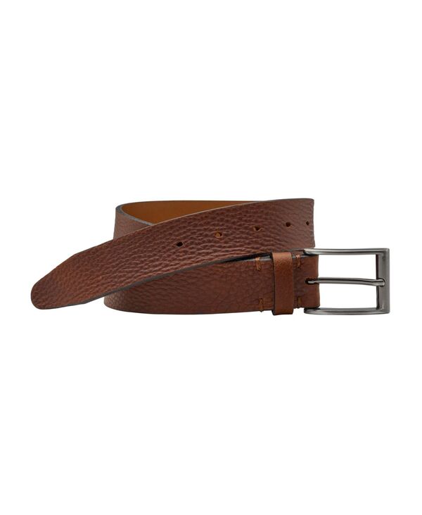 ジョンストンアンドマーフィー メンズ 付属品 胴締め Johnston \u0026 Murphy Men\u0027soft Pebble Belt Brown 赤銅色