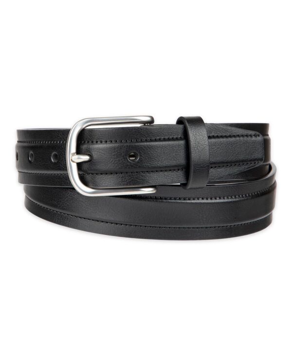 クラブルーム メンズ アクセサリー ベルト Club Roomen's Cut Edge Trapunto Stitched Casual Belt Black ブラック