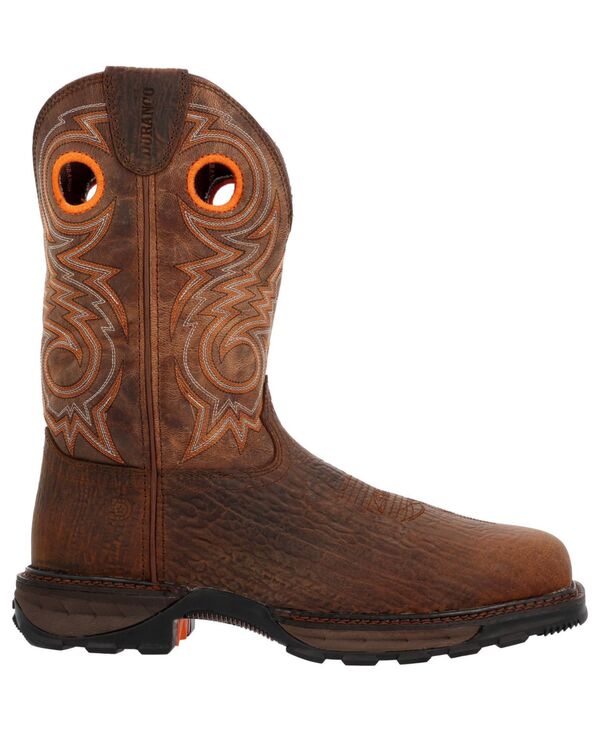 ドゥランゴ メンズ シューズ ブーツ・レインブーツ Durango Men\u0027s Maverick XP Composite Toe Western Work Boot Bay brown and steel cut oat 赤銅色