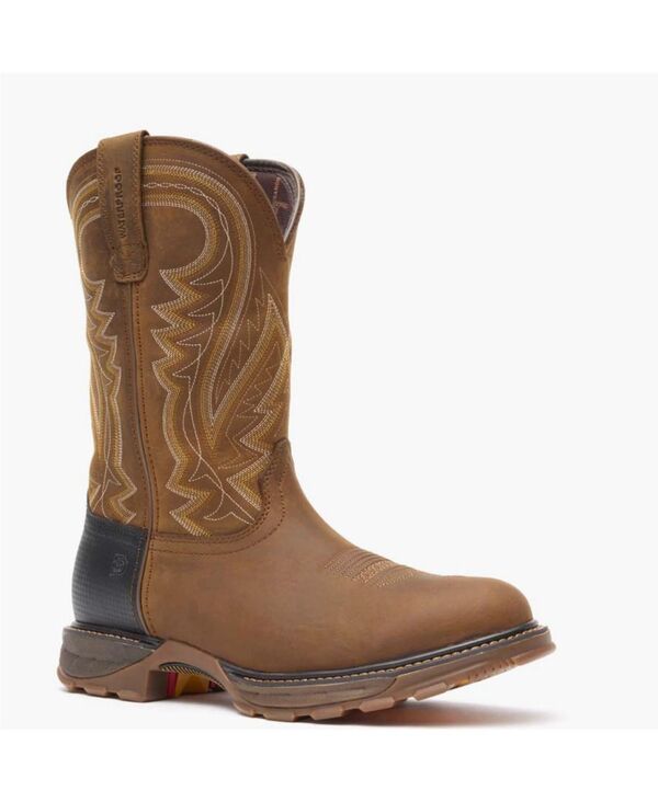 ドゥランゴ メンズ シューズ ブーツ・レインブーツ Durango Men\u0027s Maverick XP Waterproof Work Boot Coyote brown 赤銅色