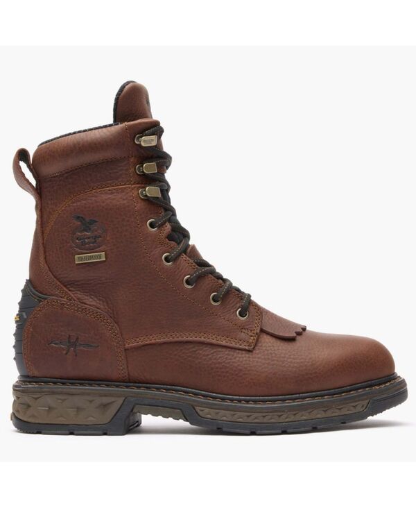 ジョージブーツ メンズ シューズ ブーツ・レインブーツ レース GEORGIA BOOT Men's Carbo-Tec LT Waterproof Lacer Work Boot Brown ブラウン