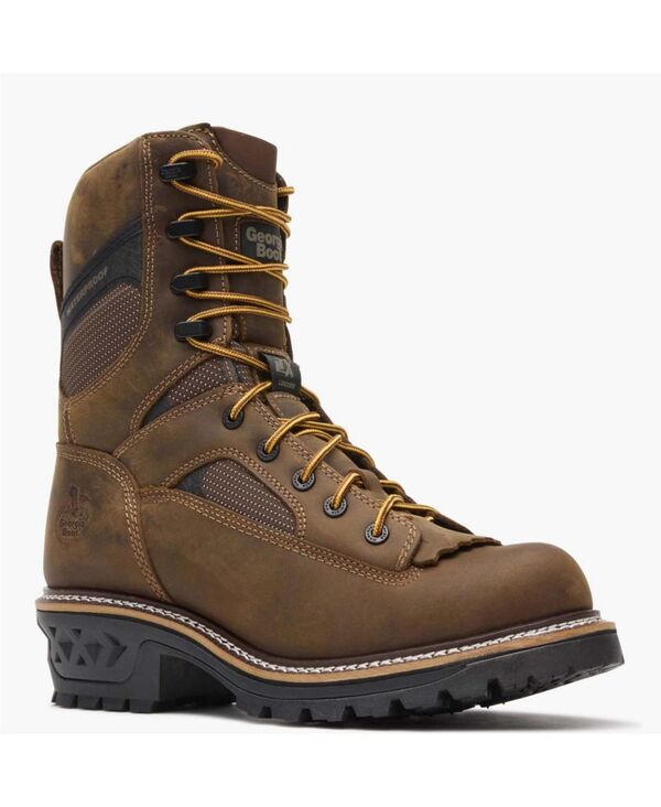 ジョージブーツ メンズ シューズ ブーツ・レインブーツ GEORGIA BOOT Men\u0027s LTX Logger Waterproof Work Boot Crazy horse