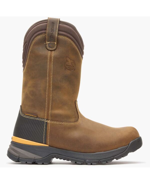 ジョージブーツ メンズ シューズ ブーツ・レインブーツ GEORGIA BOOT Men\u0027s TBD Waterproof Wellington Pull-On Boot Brown 赤銅色
