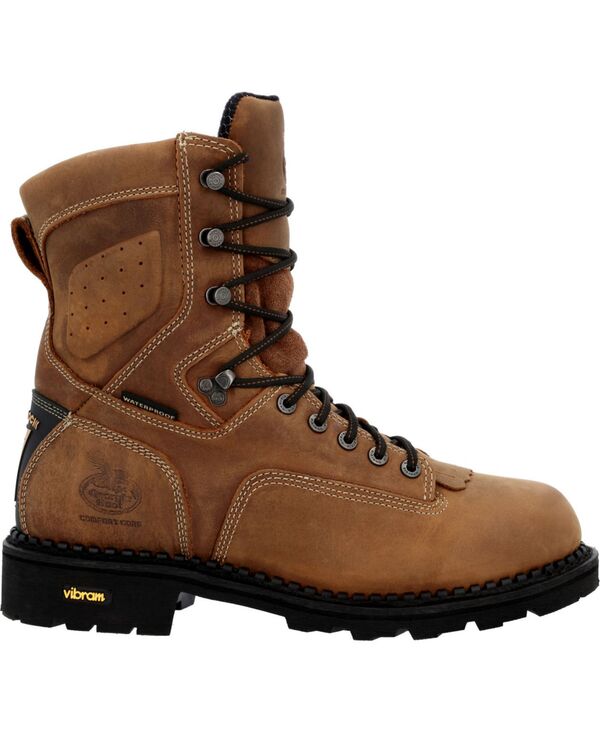 ジョージブーツ メンズ シューズ ブーツ・レインブーツ ヒール GEORGIA BOOT Men's Comfort Core Waterproof Low Heelogger Work Boot Crazy horse