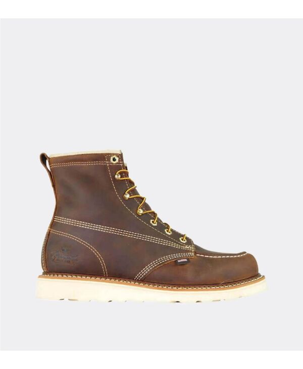 ソログッド メンズ シューズ ブーツ・レインブーツ Tシャツ Thorogood Men American Heritage 6\" Steel Toe Trail Work Boots for Men Crazyhorse