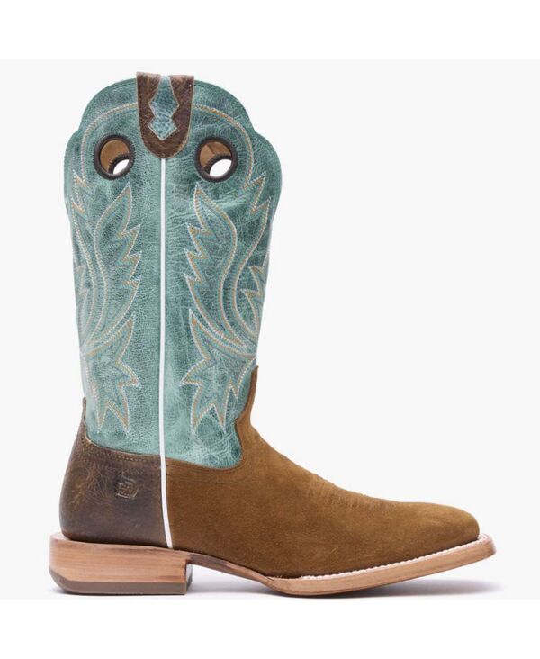 ドゥランゴ メンズ シューズ ブーツ・レインブーツ Durango Men's PRCA Collection Roughout Western Boot Whiskey tobacco and aqua アクア